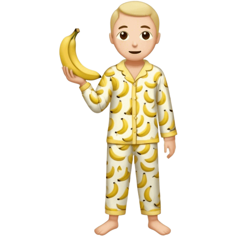 Banana in pyjamas emoji