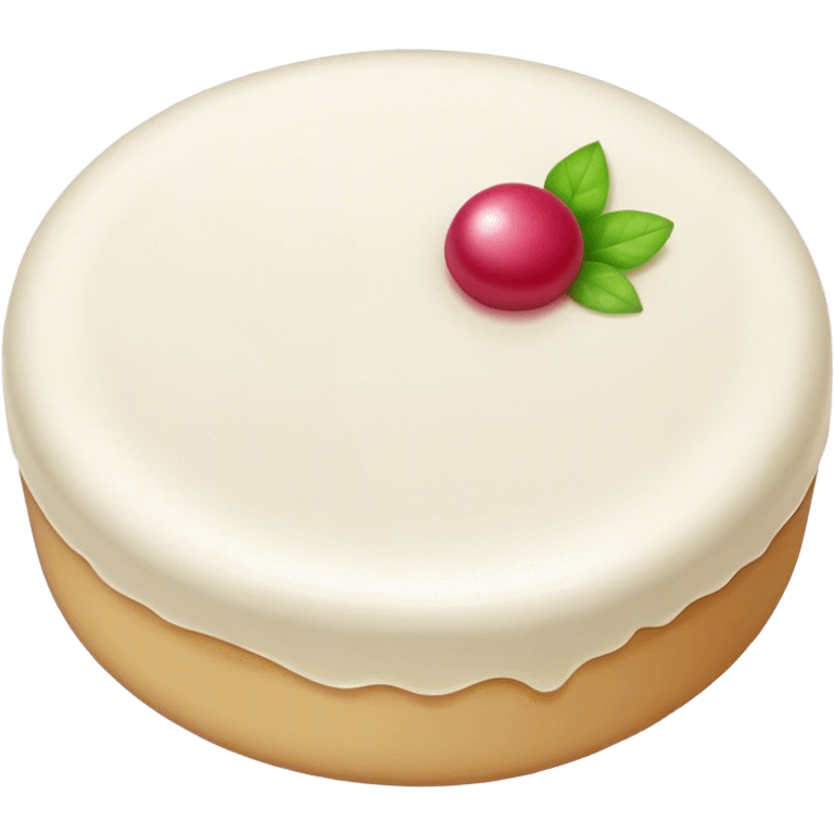 White circle wagashi  emoji