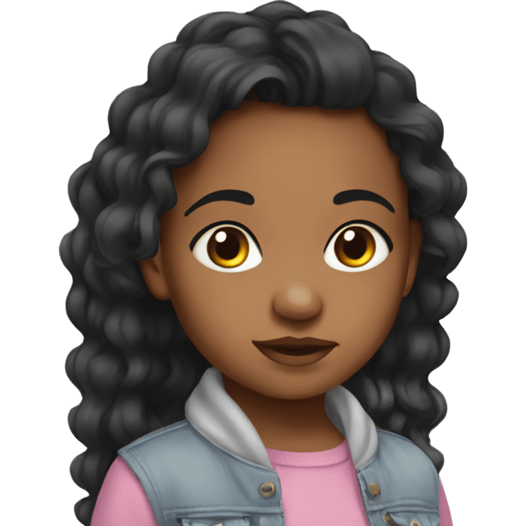 Mixed baby girl emoji