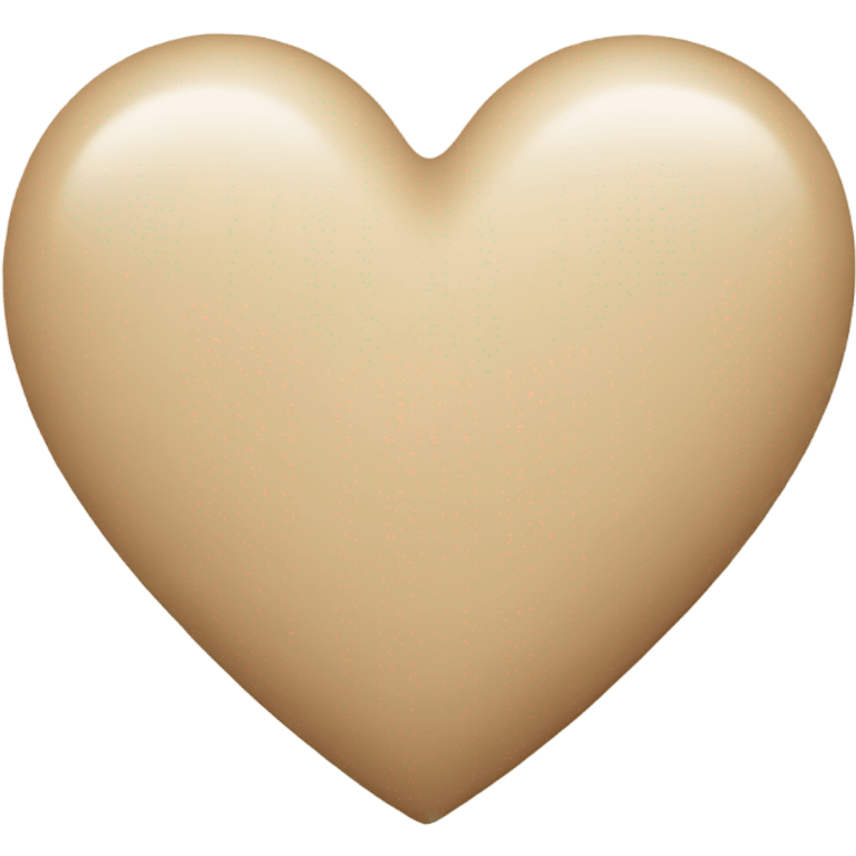 Beige Heart  emoji