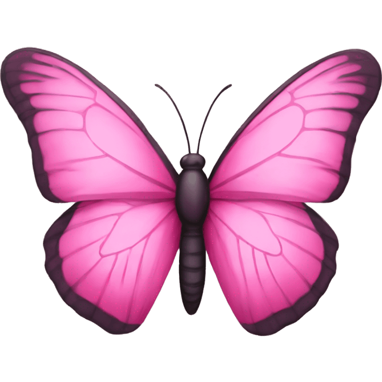 Pink butterfly  emoji