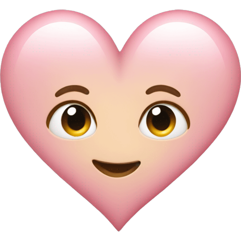 light pink heart emoji