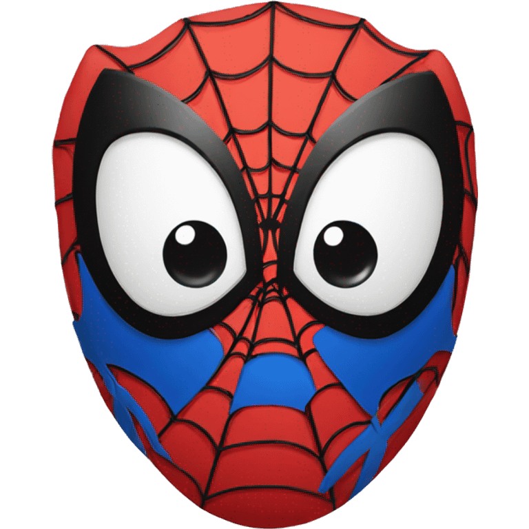 Spiderman face emoji