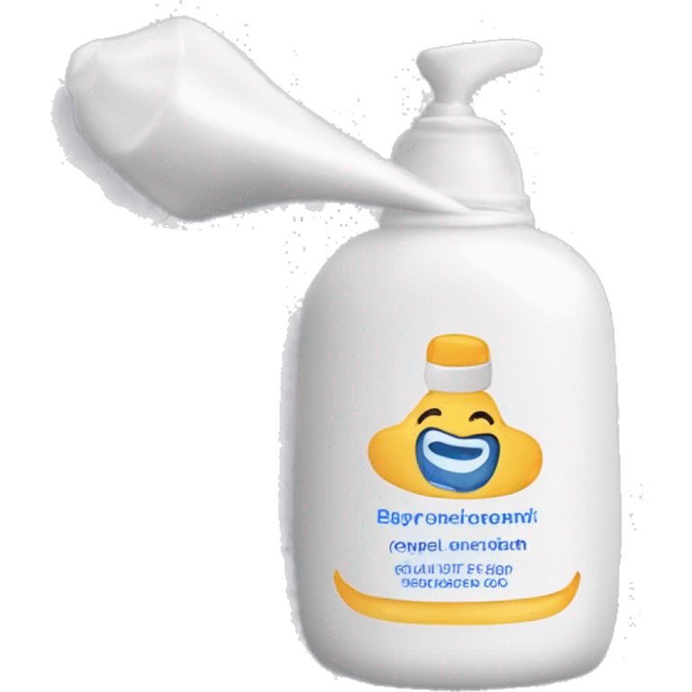 depilatory cream bottle emoji