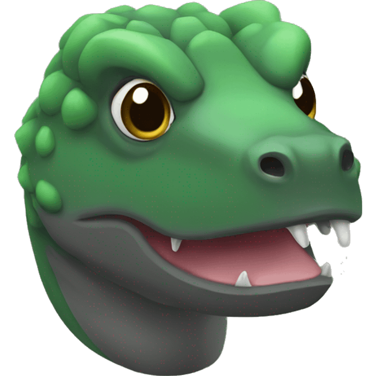 Komodo with beard emoji