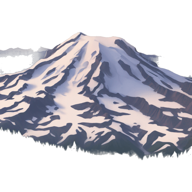 Mt Rainier emoji