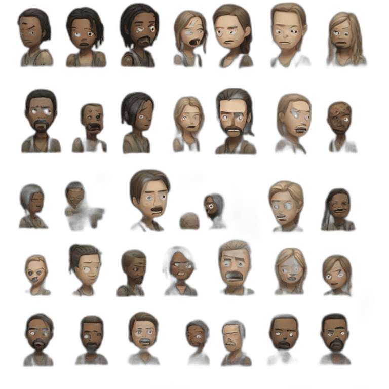 The walking dead emoji