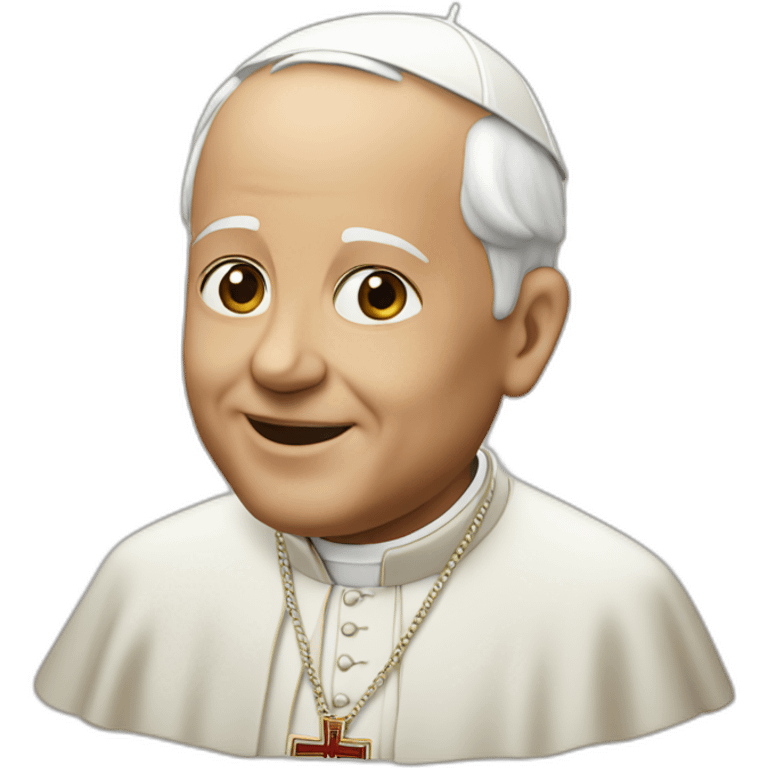 Memoji of the pope emoji