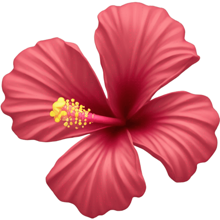 hibiscus flower with a bow emoji