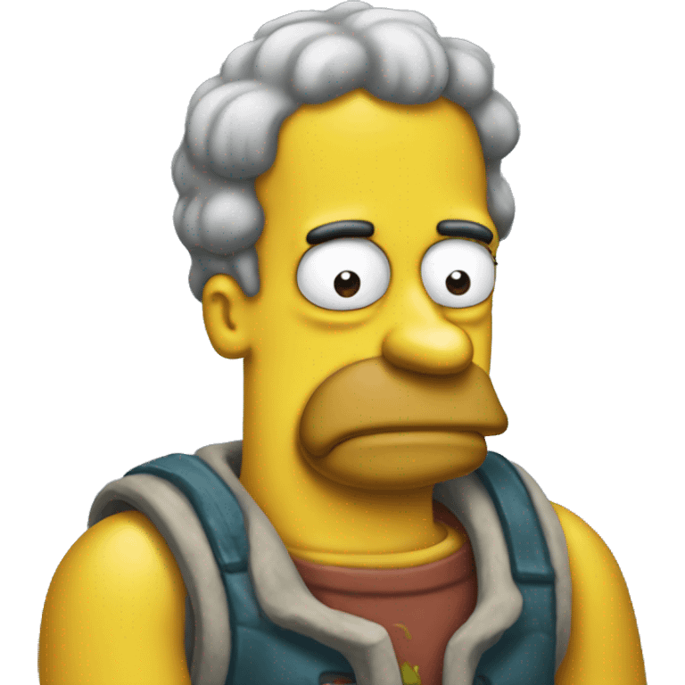 A hommer Simpsons  emoji