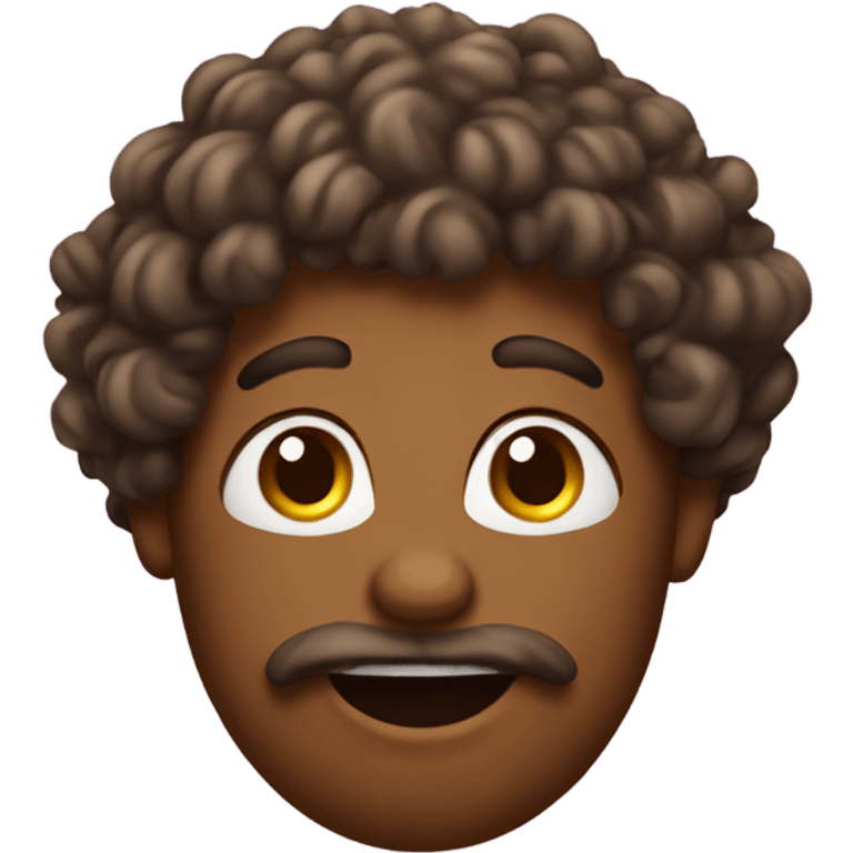 poo with curly hair emoji