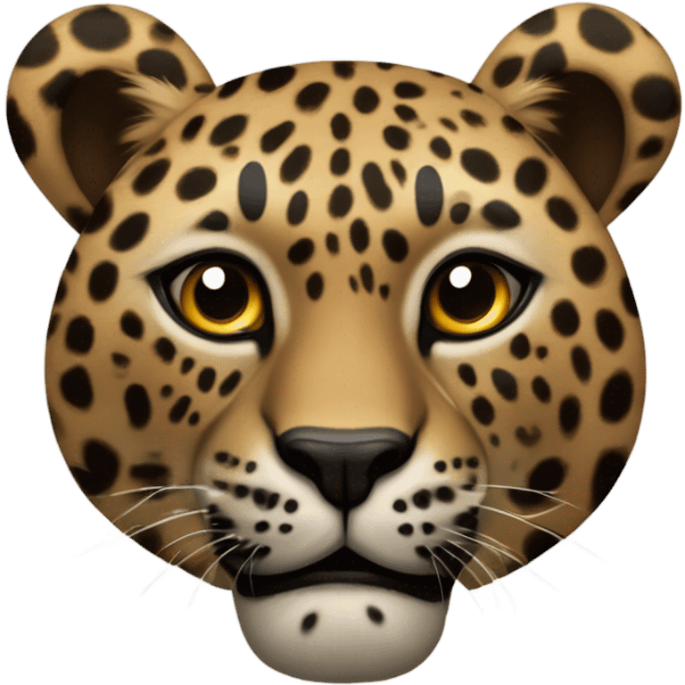 Corazón con leopardo  emoji