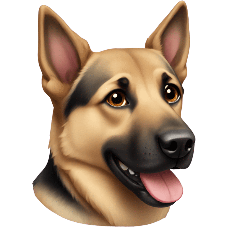 Lab mixed German Shepard  emoji