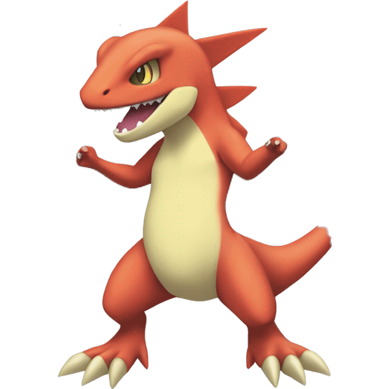 Sharpedo-Charmeleon-Gible-Larvitar-Fakémon Full Body emoji