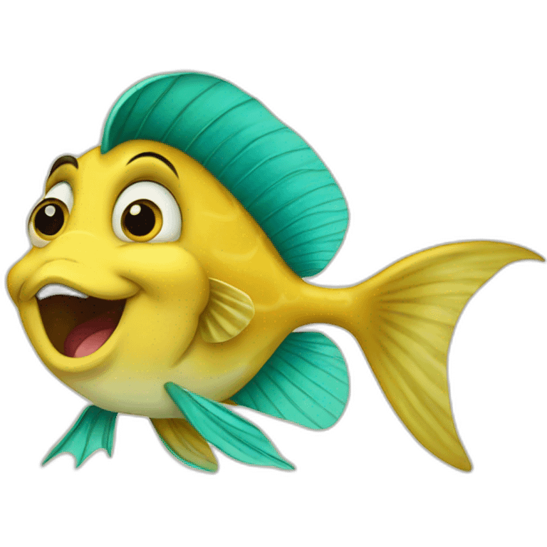 flounder from little mermaid emoji