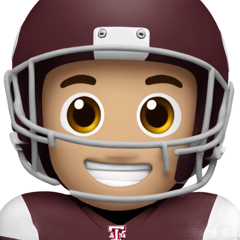 Johnny manziel in a Texas a&m maroon uniform holding up one thumb  emoji