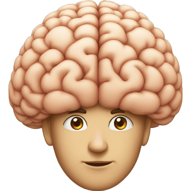 big brain emoji