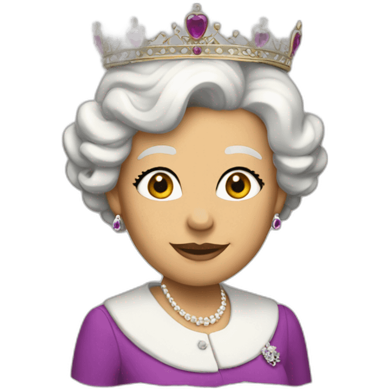 the queen who flies emoji