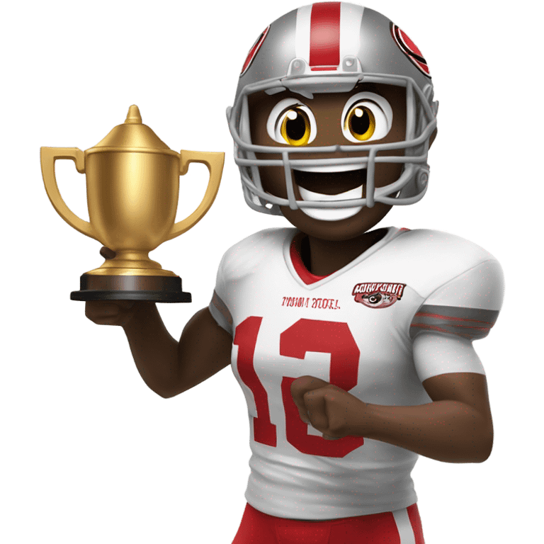 Brutus Buckeye national championship  emoji