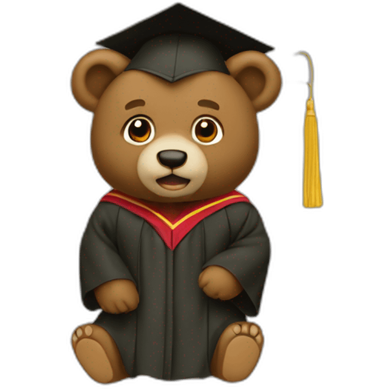 Dropout bear graduation kanye west emoji