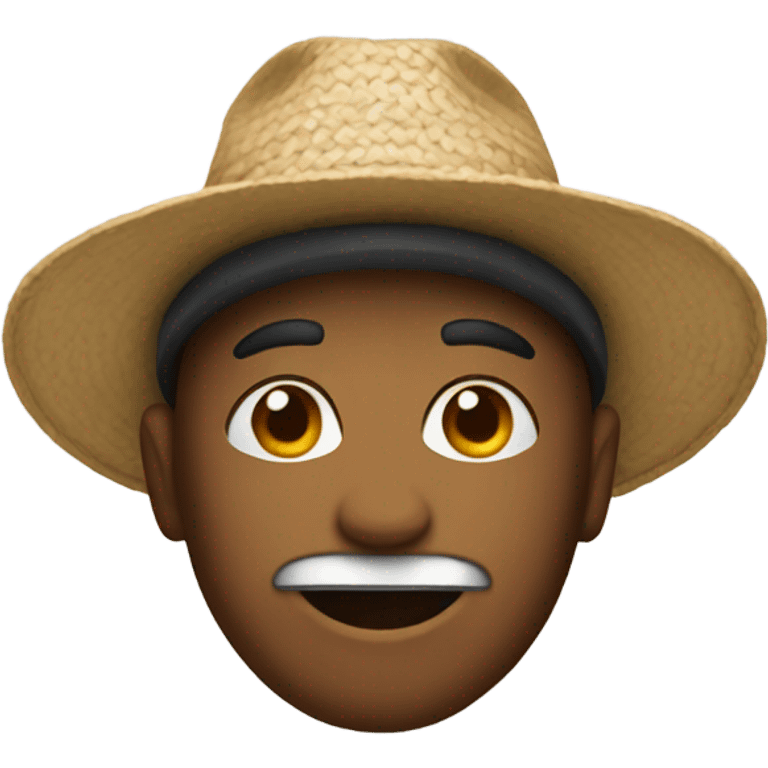 Me wearing a hat emoji