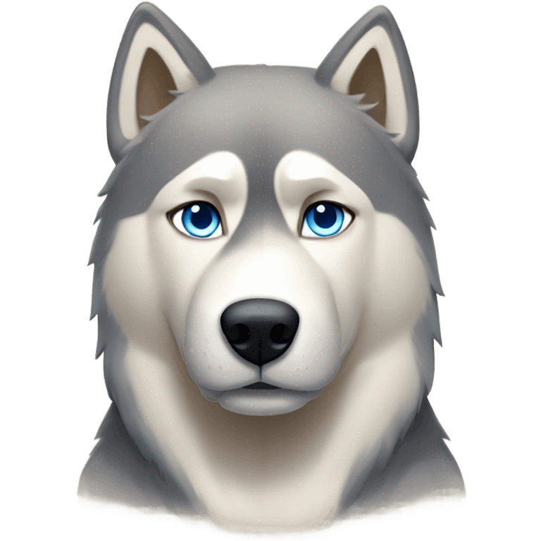 Tan husky  emoji