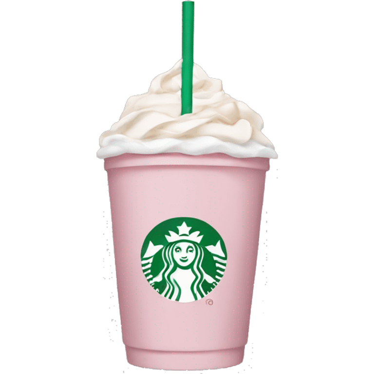 Starbucks rose pale  emoji