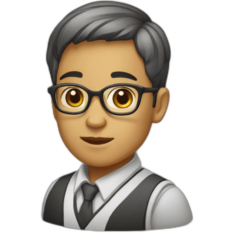 Academic shorthair emoji