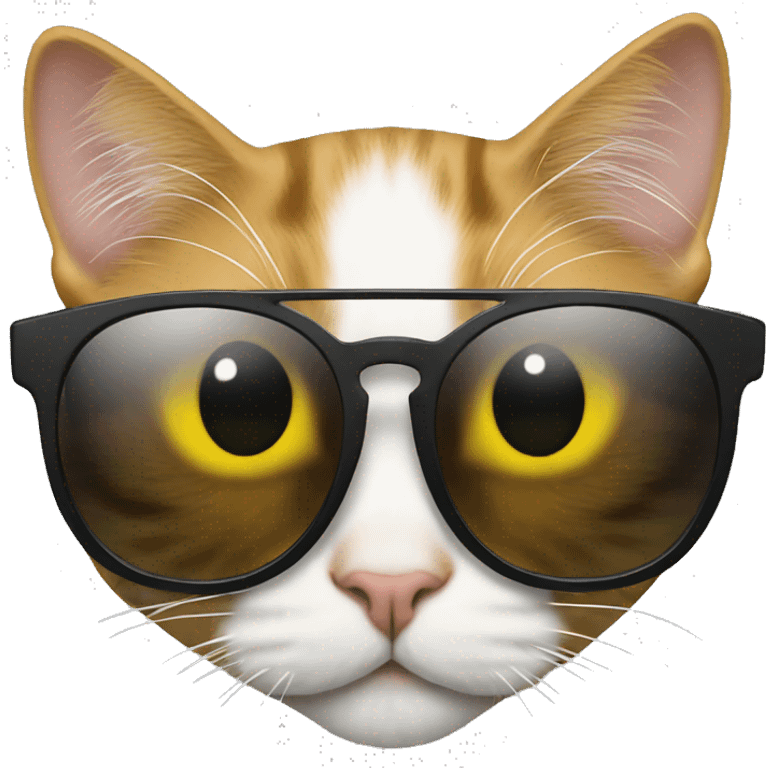 cat dj sunglasses emoji