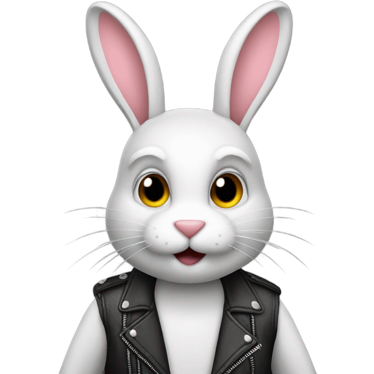 Biker bunny emoji