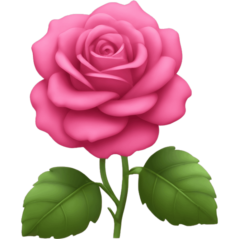 Flor rosa com coração rosa  emoji