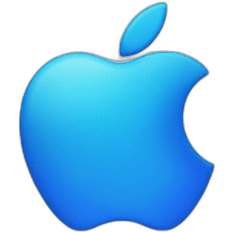 apple music logo blue emoji