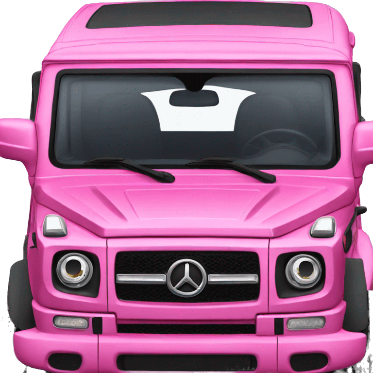 Pink g wagon  emoji