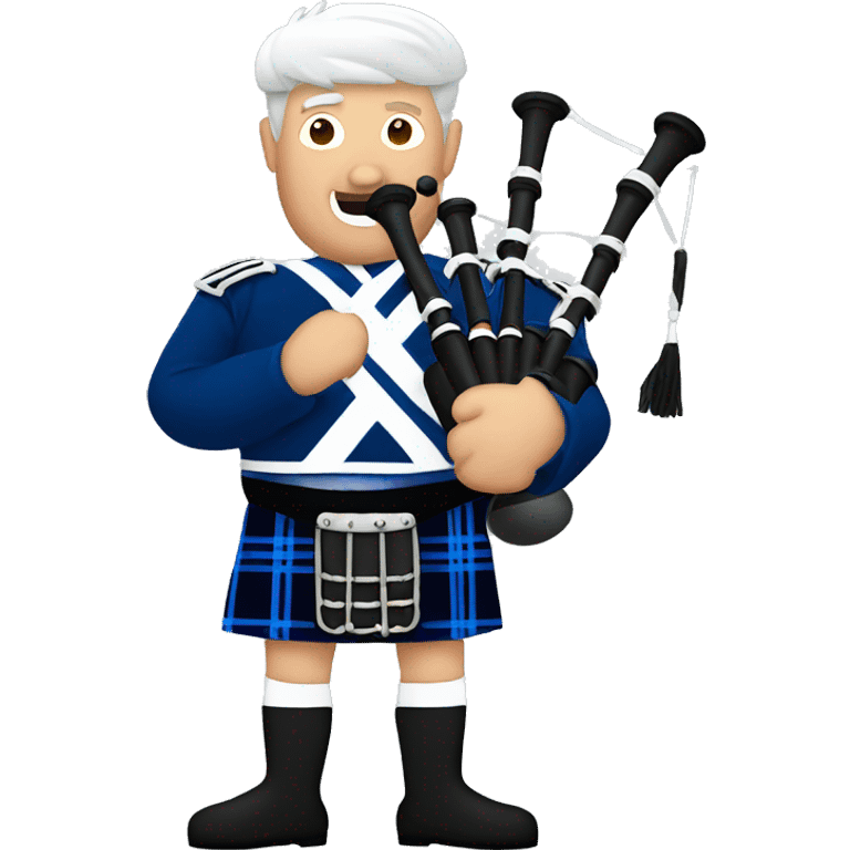 Scotland supporter bagpipes emoji