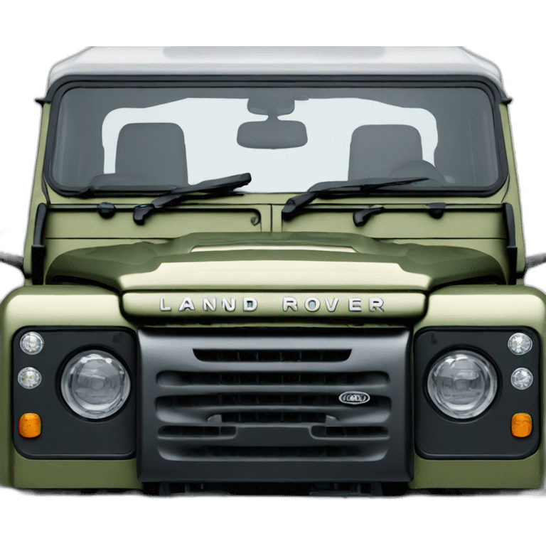 Land Rover defender front view emoji