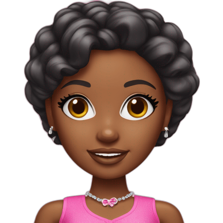 Black Girl Barbie emoji