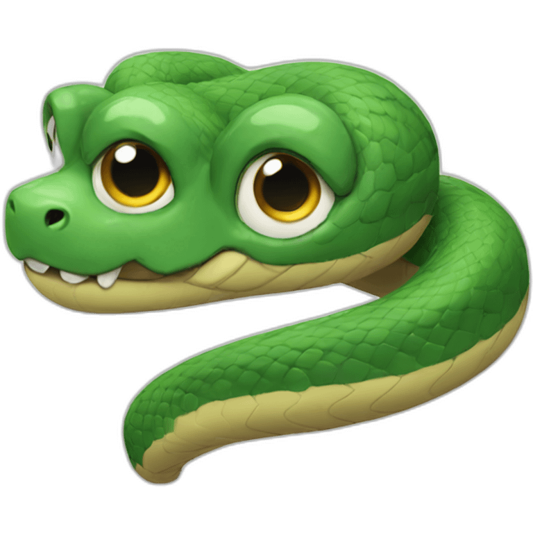 Cute snake emoji