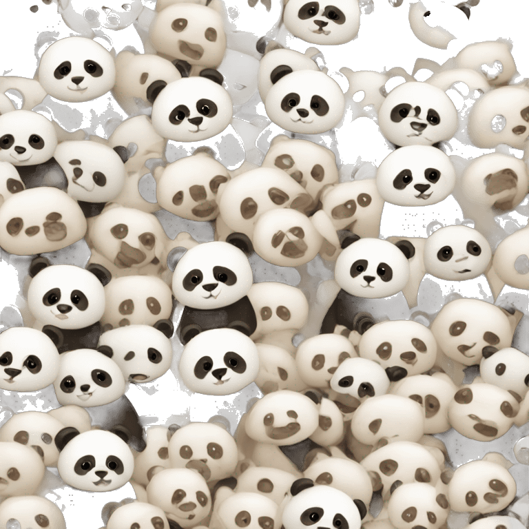 Teddy bear panda emoji