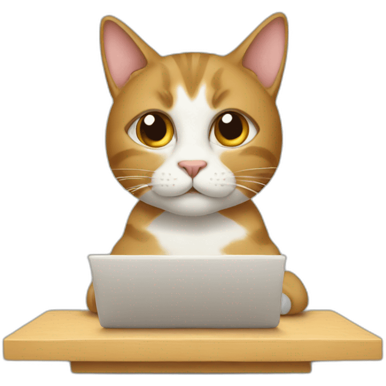 cat writing blog emoji