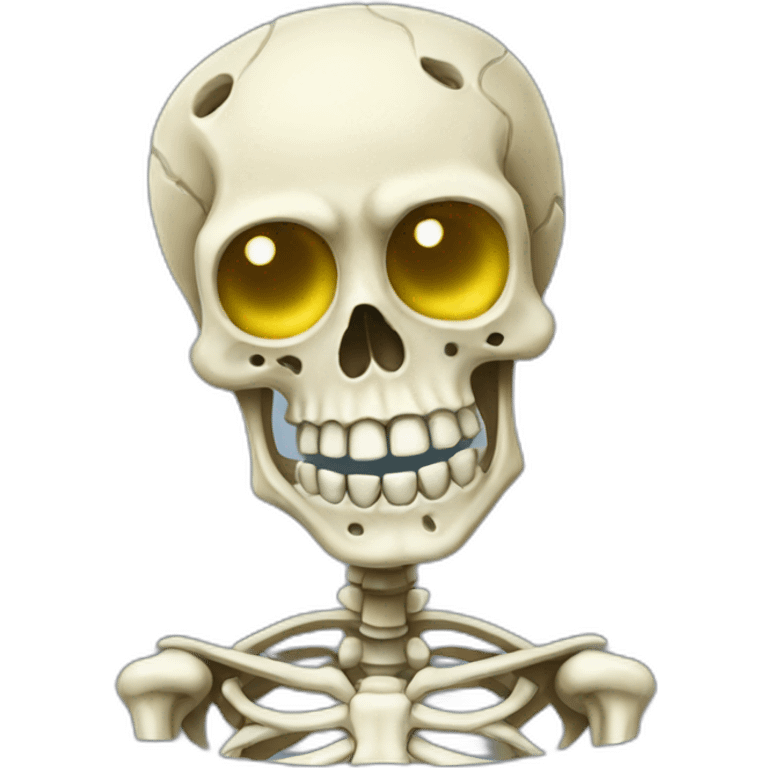 Skeleton spongebob emoji