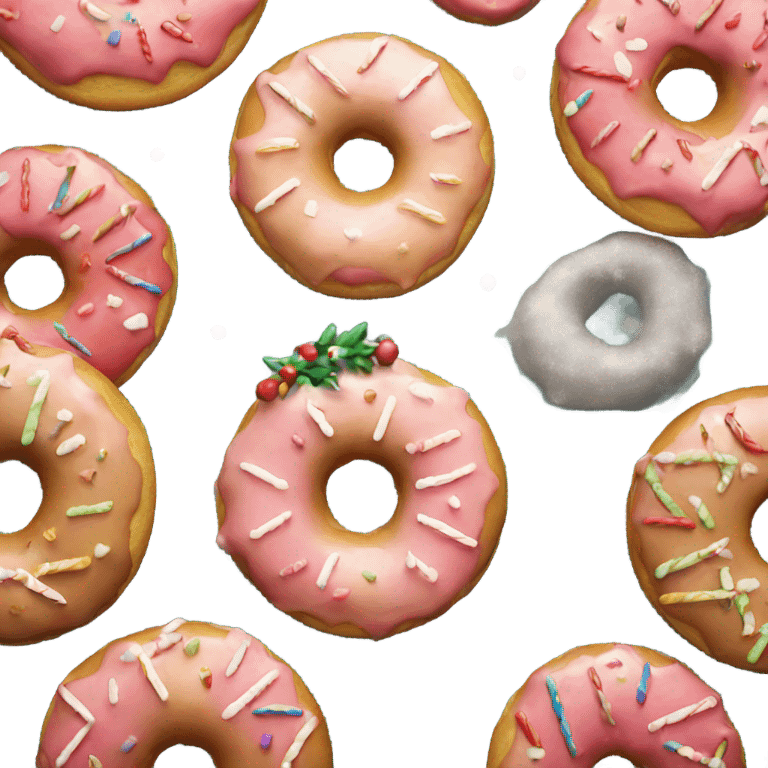 Donut Christmas  emoji