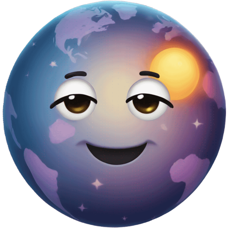 Cute planet  emoji