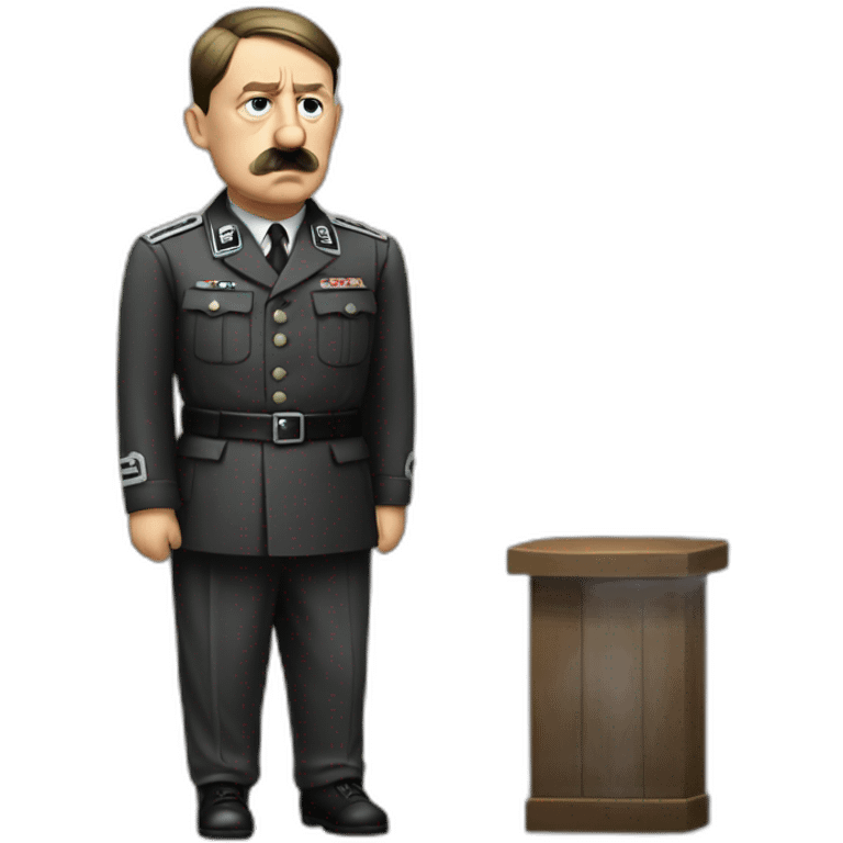 Adolf Hitler standing position emoji