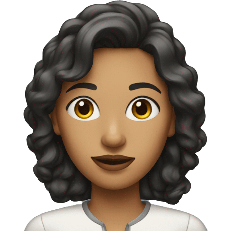 A women with amazon personality emoji