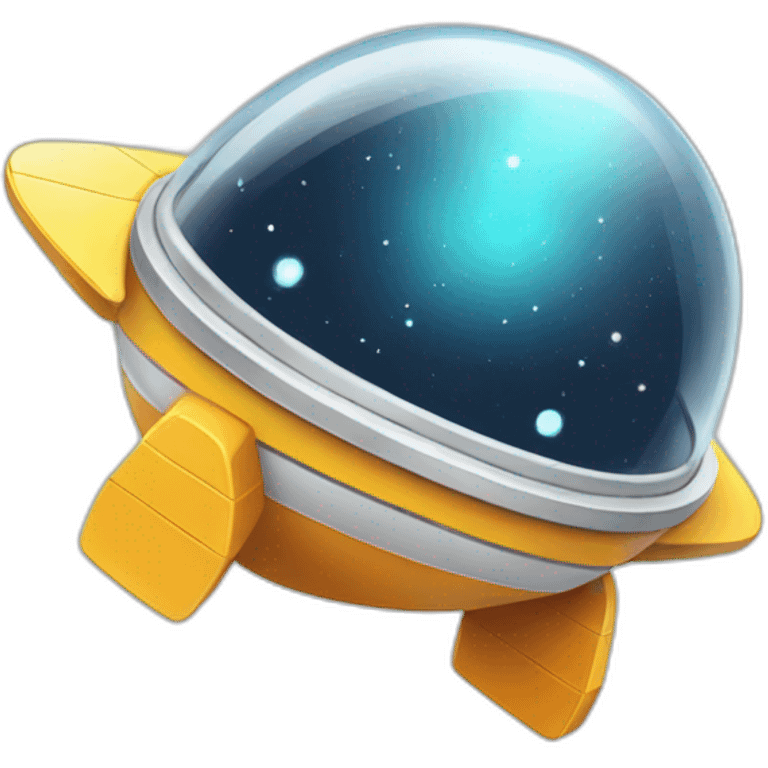 cute spaceship emoji