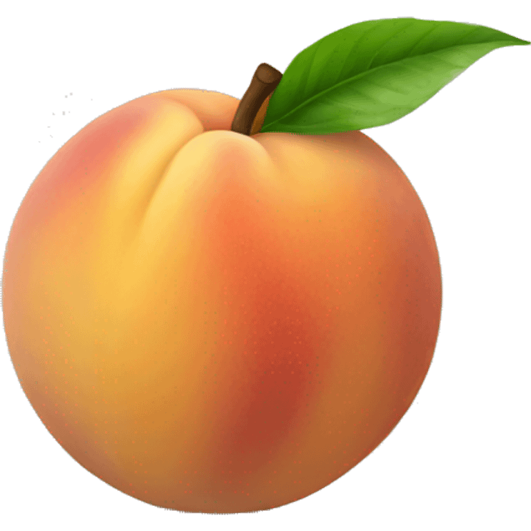 a single Peach emoji