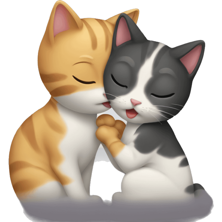 Female cat kiss emoji