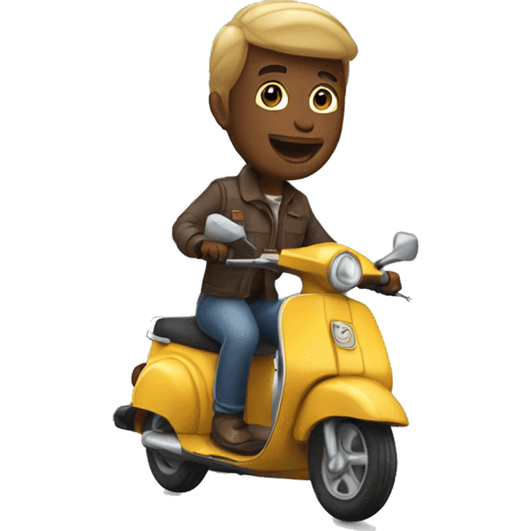 Riding a scooter emoji