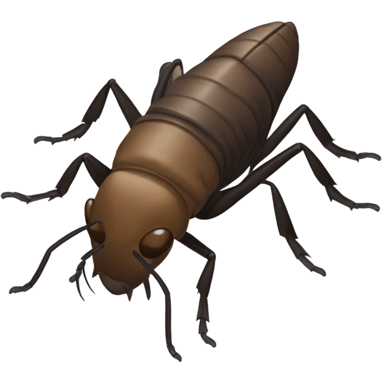 Mole cricket emoji