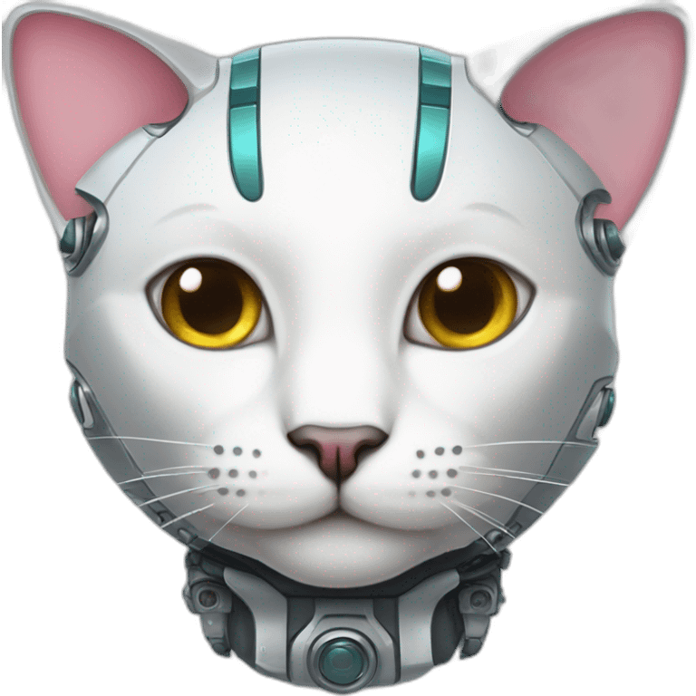 Robot cat emoji